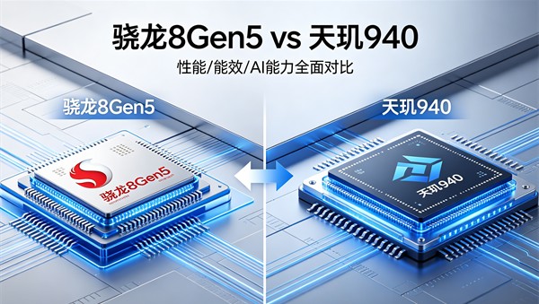 骁龙8Gen5对比天玑940，旗舰芯片实测差距有多大