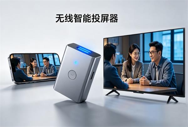 手机电脑无线智能投屏器实测